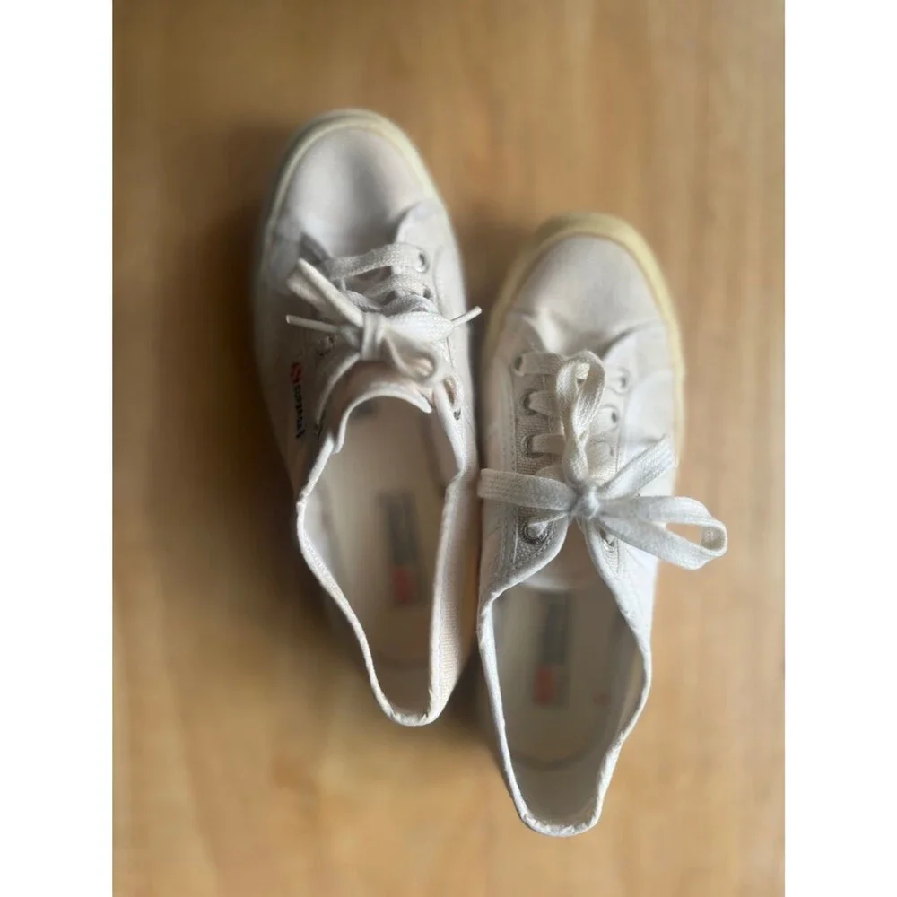 Superga 2750 COTU Classic White Canvas EU 36/ US 6 Made in Italy